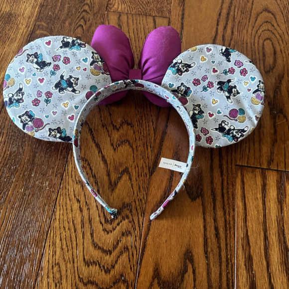 Disney Vera Bradley Mickey Mouse Piccadilly Paisley Ears Figaro Minnie Headband - Picture 3 of 11